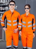 Vente en gros de vêtements de construction haute visibilité vêtements de travail vêtements de travail de sécurité bandes réfléchissantes uniforme de travail