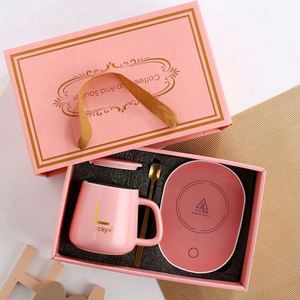 Juego de Regalo de Taza de Cerámica con Toalla y Asa de Alta Calidad, Pequeño Obsequio para Bodas, Taza para Regalo - Product Image 4