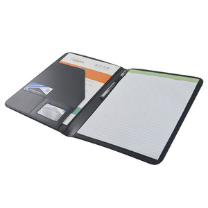Modermqiu Logo personalizzato Multi-funzionale A4 cartella di File in pelle portafoglio Business <span class=keywords><strong>valigetta</strong></span> per l'archiviazione di documenti - Product Image 5