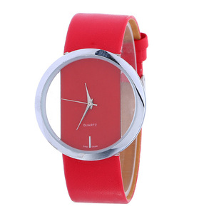 นาฬิกาควอทซ์ดีไซน์โปร่งใสทันสมัยมินิมอลมีสไตล์และหรูหรา - Product Image 4