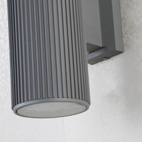 Lampe murale à LED en aluminium Éclairage haut et bas Applique murale à LED étanche pour l'extérieur Éclairage intérieur