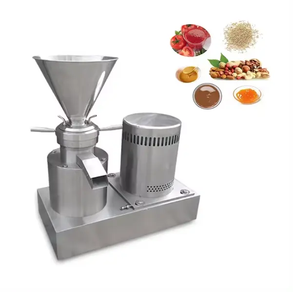 Small Home Restaurant Use Cashew Nuts Tahini Paste Grinder Sesame Paste Tomato Sauce Colloid Mill Peanut Butter Making Machine