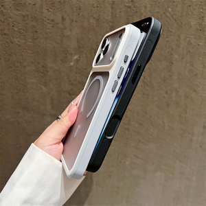 เคสโทรศัพท์มือถือแม่เหล็กแบบด้านลายมัวร์สุดฮิตสำหรับ iPhone 17 16 15 Pro Max ผิวสัมผัสแบบฟรอสติ้ง โปร่งแสง ทนทาน ฝาหลังแข็งแรง - Product Image 6