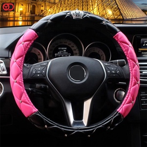 Accesorios para coche avto accesorio 2024 diamantes de imitación Universal Glitter Bling cubierta del <span class=keywords><strong>volante</strong></span> para Accesorios Para Auto - Product Image 5