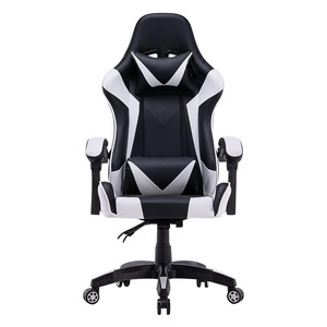 Gaming <b>Chair</b> Pu Leather Swivel <b>Chair</b> With Tilt Function For Home Office <b>Study</b> Room - Product Image 5