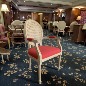 Fauteuils en bois massif Reproduction d'antiquités Chaises <span class=keywords><strong>Louise</strong></span> Meubles de salle à manger et de salon à la française - Product Image 1