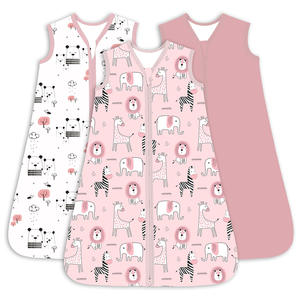 Sac de couchage léger et respirant pour bébé avec bouton intégré Pyjama d'été offrant une protection contre les coups de pied - Product Image 6