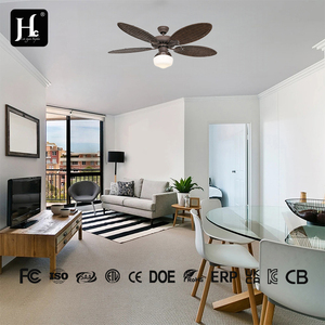ABS Blades, 52-inch, 5-Blade LED Ceiling Fan with Light and Remote Control, Home Use, Recessed Ceiling Fan with Light - Product Image 3