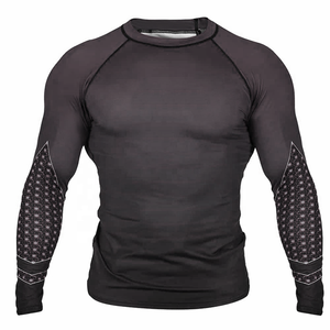Men’s Sublimated <b>Compression</b> Rash Guards Breathable Nylon Workout <b>Shirts</b> Long Sleeves Men <b>Compression</b> <b>Shirts</b> Rash Guards Fitness - Product Image 3