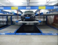 GG Lifters PSH25/2 Élévateur de stationnement semi-automatique à chaîne à rouleaux motorisé, capacité de charge 2500 kg, certifié CE ISO