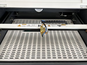 Nouvelle machine de découpe et de gravure laser CO2 Ruida 40W/50W, refroidie par eau, pour acrylique, bois, pierre, contreplaqué, caoutchouc, MDF, cuir, DST, 40x40cm - Product Image 2