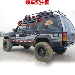 <span class=keywords><strong>Protezione</strong></span> da Pioggia e Vento per <span class=keywords><strong>Auto</strong></span>, 4 Pezzi, Deflettori per Finestrini e Porte, Copertura Antipioggia per Jeep Cherokee XJ 1983-1999 - Product Image 5