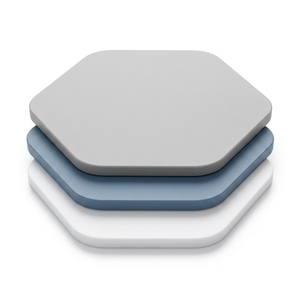 Waterproof BPA Free Reusable Hexagonal Silicone Cup Mat Heat Insulation <b>Table</b> <b>Protector</b> Placemat - Product Image 1