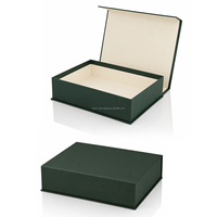 Boîtes cadeaux élégantes en carton personnalisées, imprimées, imperméables, avec fermeture magnétique, couvercle à charnière et gaufrage