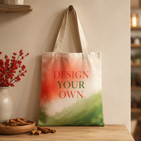 Sac fourre-tout en toile pour les fêtes de fin d'année, articles en stock, solution d'impression personnalisée pour les commandes de volumes variés