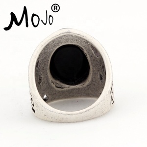 Diseños personalizados Vintage de aleación único Chapado en plata antigua mágica que cambia de Color de piedra Oval emoción anillo para las mujeres - Product Image 6