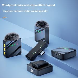 便携式H13领夹麦克风一对四无线TikTok在线直播采访 & Vlog拍摄户外设置 - Product Image 3
