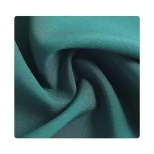 Fabric Textile Raw Material 100%polyester Plain Multi Colors For Men Shirt Garment
