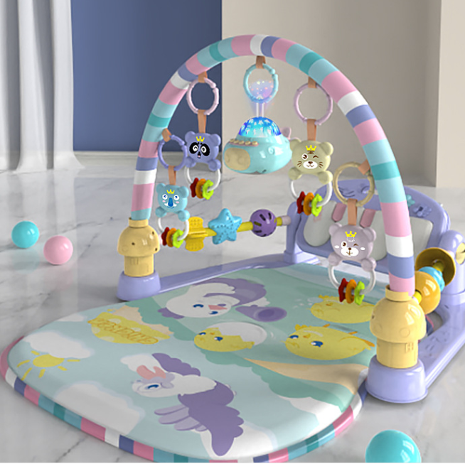 Оптовая продажа, детский спортивный складной музыкальный игровой коврик, детский игровой коврик с пианино