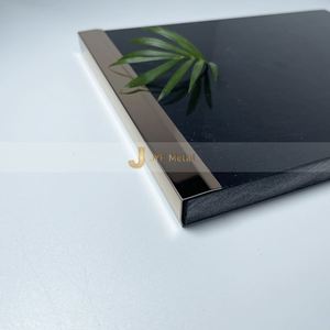 EX050 JYF Brand Modern Colorful Titanium <b>Mirror</b> Gold Finish Metal <b>Tile</b> Trim Profiles Durable Waterproof Stainless Steel - Product Image 6