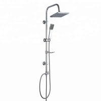 Ensembles de douche de salle de bain russe robinet barre coulissante douche salle de bain bras Portable système de douche de salle de bain