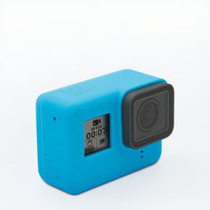 Coque de protection en silicone avec capuchon d'objectif pour <span class=keywords><strong>Gopro</strong></span> <span class=keywords><strong>Hero</strong></span> 5/6/<span class=keywords><strong>7</strong></span> Action & Sport Camera Accessories - Product Image 1