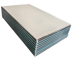 Panneau sandwich PU/<span class=keywords><strong>laine</strong></span> <span class=keywords><strong>de</strong></span> <span class=keywords><strong>roche</strong></span>/EPS à prix abordable pour cloison <span class=keywords><strong>de</strong></span> salle blanche, 50mm 75mm <span class=keywords><strong>100mm</strong></span>, isolé et ignifuge - Product Image 6