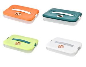 Boîte à raviolis moderne à 4 niveaux, conteneurs de stockage pour produits surgelés, en plastique de qualité alimentaire injecté, rectangulaires, pour la cuisine - Product Image 6