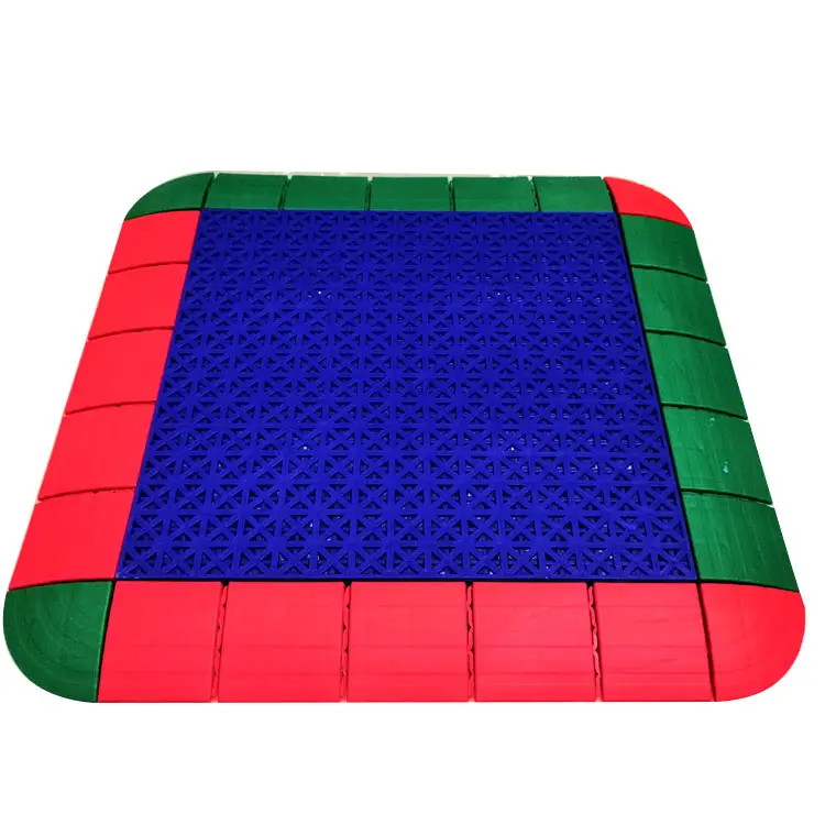 high quality PP suspended plastic sports waterproof covering floor tiles