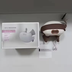 Masseur chauffant électrique rechargeable par USB pour le cou et les épaules, avec simulation de pétrissage 3D et design manuel - Product Image 4