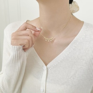 Collier en argent sterling 925 plaqué rhodium Lin Lang, design œil de chat, bijoux de mode exquis pour enfants, Little Red Book - Product Image 3