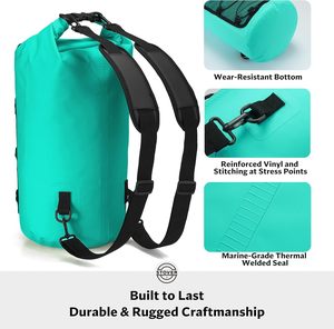 Nouveau sac à dos étanche 5/10/25/30/40L - Sac étanche flottant adapté au kayak, aux voyages, à la plage, à la <span class=keywords><strong>randonnée</strong></span> et au camping, hommes/femmes - Product Image 4