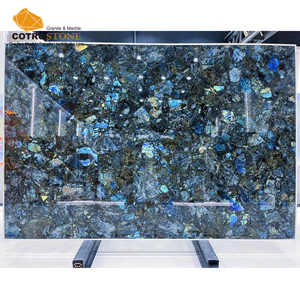 Lastra di <span class=keywords><strong>Granito</strong></span> <span class=keywords><strong>in</strong></span> Pietra Naturale di Lusso, Labradorite Blu Smeraldo per Rivestimento Pareti Interne e Decorazione Tavoli da Pranzo - Product Image 1