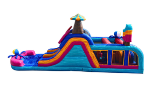 Pista <span class=keywords><strong>de</strong></span> Obstáculos Inflable Comercial para Exteriores, para Desechos Tóxicos, con Material <span class=keywords><strong>de</strong></span> PVC, Certificación CE, Capacidad para 12 Personas, para Juegos <span class=keywords><strong>de</strong></span> Fiesta - Product Image 3