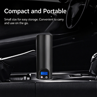 Gonfleur de pneus électrique sans fil portable 150 PSI avec lumière LED, pompe à air manuelle pour le gonflage des pneus de véhicule