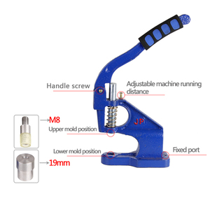 Stampo per bottoni a rivetto a doppia faccia, accessori per abbigliamento, strumento per l'installazione di rivetti, stampo per cucito, accessori per bottoni a pressione, strumento per lavorazione del cuoio - Product Image 6