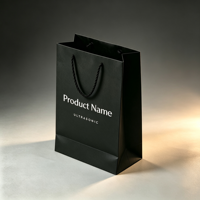 Sacs en papier personnalisés en gros avec logo imprimé, sacs cadeaux de luxe en papier avec poignée