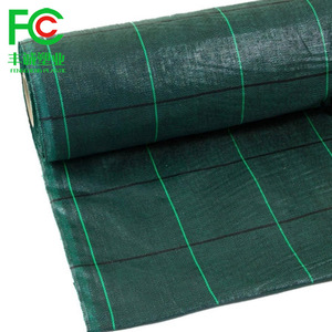 Tissu de protection de couverture de <span class=keywords><strong>sol</strong></span> de tapis anti-mauvaises herbes de <span class=keywords><strong>grille</strong></span> noire tissée de pp - Product Image 5