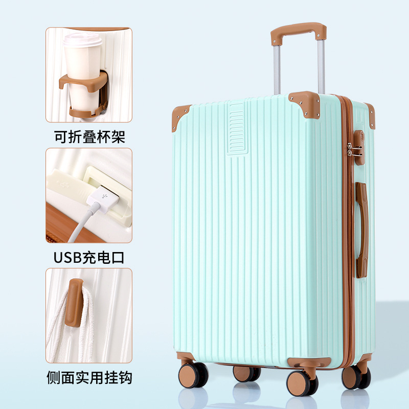 USB water bottle holder [Cocoa Blue] with built-in divider