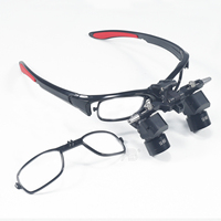 Ergo Conversion Lens Loupe 5x Surgical Dental Microscope 5W Magnetic Square Headlight for Neurosurgical Magnifying Glass