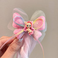 Nouvelle pince à cheveux nœud pour enfants 2026, pince à cheveux tressée pour filles, accessoires de coiffure tressée pour l'arrière de la tête