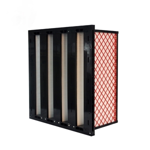 Mới kết hợp bộ lọc <span class=keywords><strong>HEPA</strong></span> với v-loại Thiết kế hộp xây dựng sợi thủy tinh Giấy Bộ lọc không khí cho ngành công nghiệp Lọc - Product Image 3