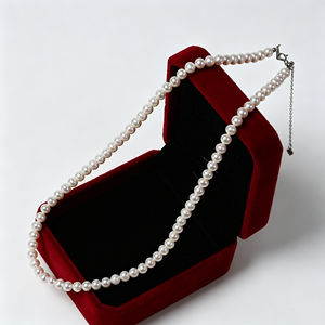<span class=keywords><strong>Collana</strong></span> di <span class=keywords><strong>Perle</strong></span> d'Acqua Dolce Naturali di Alta Qualità, Forma Quasi Rotonda, con Chiusura Regolabile S925, Gioielli in <span class=keywords><strong>Perle</strong></span> Naturali per Donne, Vendita all'Ingrosso - Product Image 2