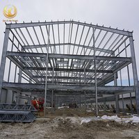 Estructura de Acero Ligero Prefabricada de Alta Resistencia para Almacenes, Proyecto de Construcción de Edificios Industriales