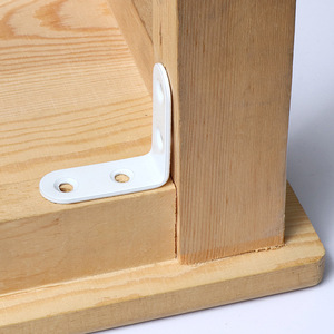 JINNATE Stainless Steel Corner Bracket 90 Degree L Shape Support For Table Chair Shelf Connector Durable Metal Bracket - Product Image 4