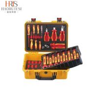 (HAORUITESI) H6050019 Kit d'outils d'électricien isolés VDE résistants à haute tension, 46 pièces