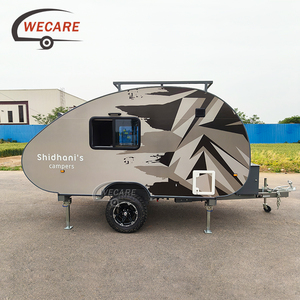 Wecare Mobile Rv Mini <span class=keywords><strong>caravana</strong></span> Tear Drop Camper Travel Trailer con <span class=keywords><strong>baño</strong></span> - Product Image 4