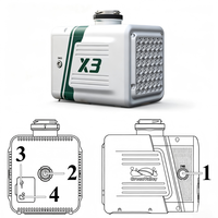 Escáner Láser LiAir X3-H para Drones, Alcance de Detección de 190-450 m, 1.2 kg, Campo de Visión de 70.4° °   Velocidad de escaneo 720Kpts/s Triple retorno 26 MP