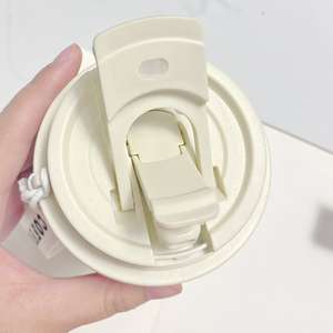 批发定制316不锈钢便携式保温杯水豚咖啡杯学生和汽车吸管杯 - Product Image 4