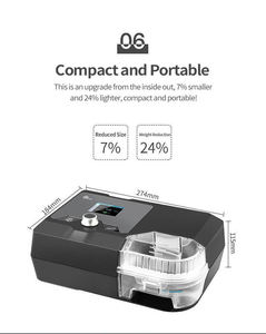 Nuevo Equipo Médico <span class=keywords><strong>para</strong></span> Uso Doméstico, Dispositivo <span class=keywords><strong>para</strong></span> la <span class=keywords><strong>Apnea</strong></span> del Sueño y los Ronquidos, Máquina CPAP con <span class=keywords><strong>Mascarilla</strong></span> <span class=keywords><strong>de</strong></span> Plástico - Product Image 6